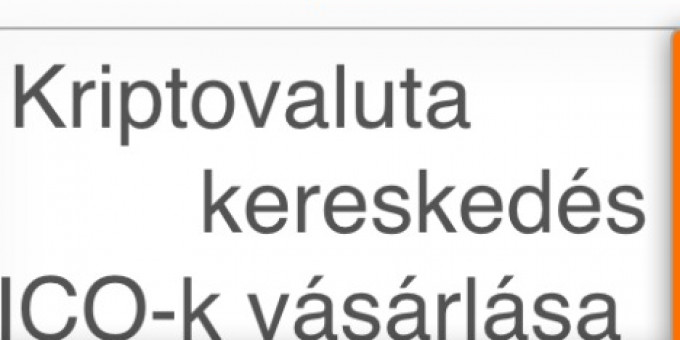WORKSHOP+WEBINÁRIUM: Kriptovaluta és ICO-k a gyakorlatban